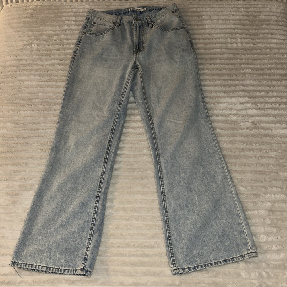 Rebecca Minkoff Women's Light Blue Wide Leg‎ Jeans Size 4 - runs Big